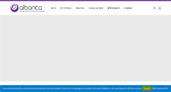 Desktop Screenshot of albanta.org.mx